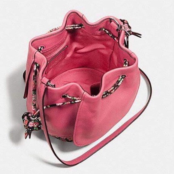 COACH PETAL Drawstring Bucket Bag - Picture 2 of 11